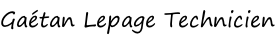 Gaétan Lepage Technicien